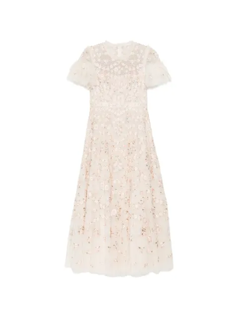Needle & Thread floral waltz ankle gown