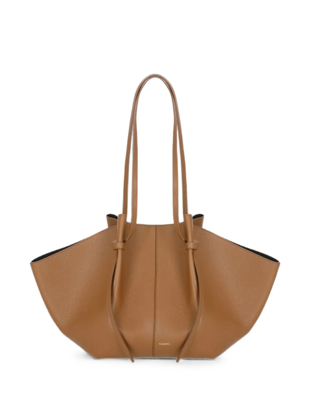 Yuzefi Mochi leather shoulder bag - Marrone