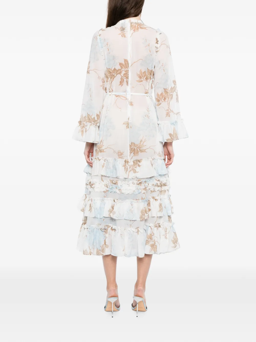 Needle & Thread Wisteria jurk Wit
