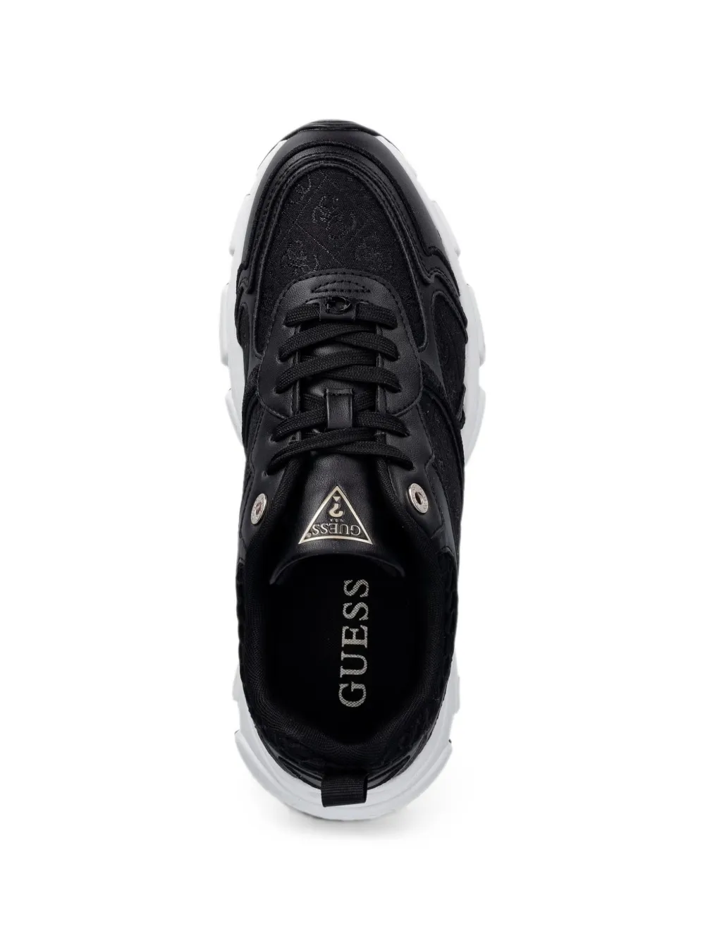 GUESS USA Indye logo running shoes Zwart