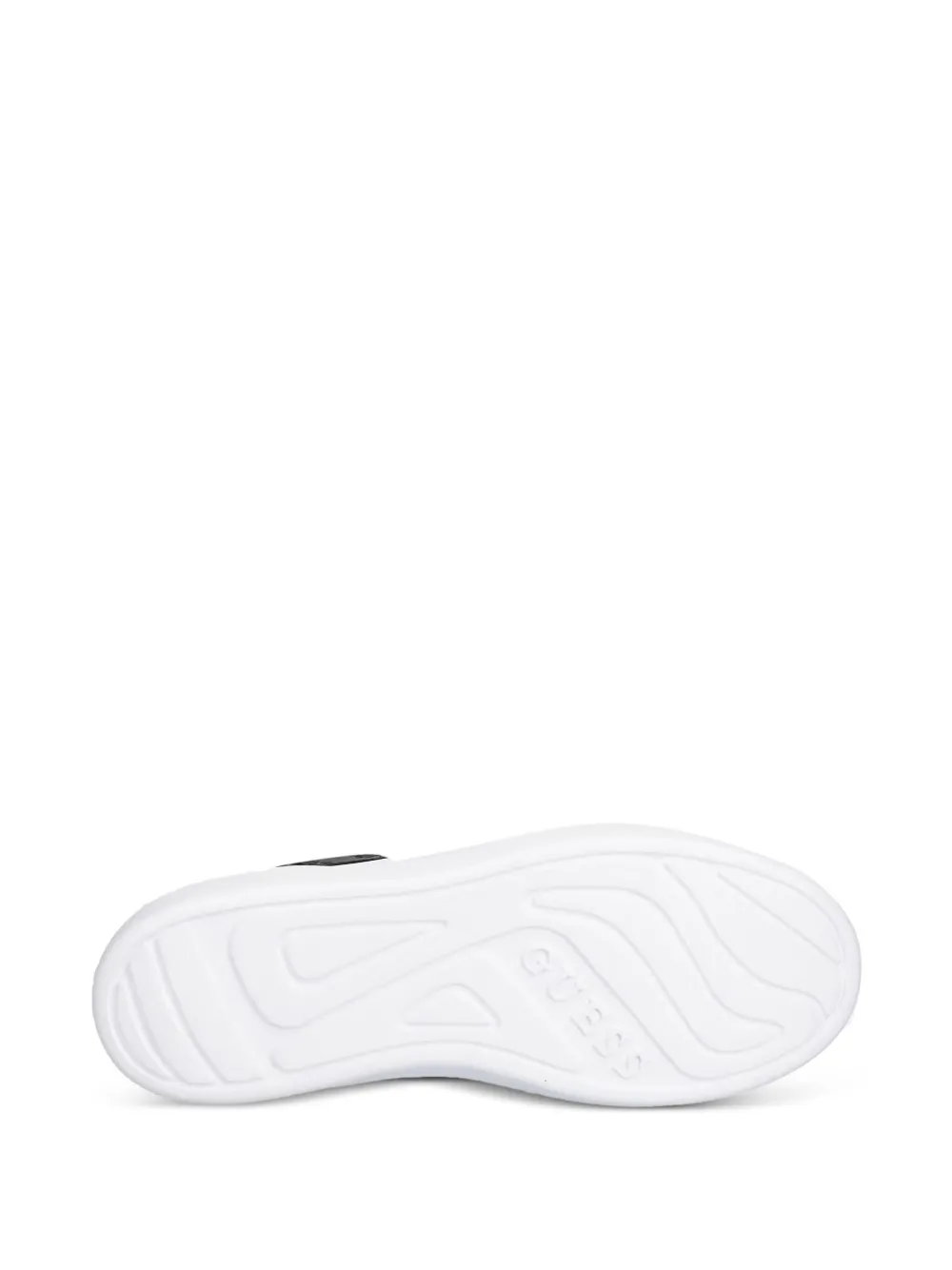 GUESS USA Fireup genuine-leather sneakers Zwart