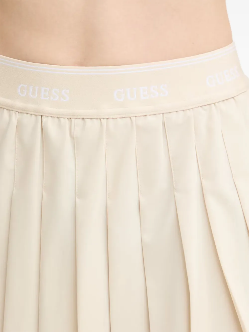 GUESS USA Mini-plooirok Beige