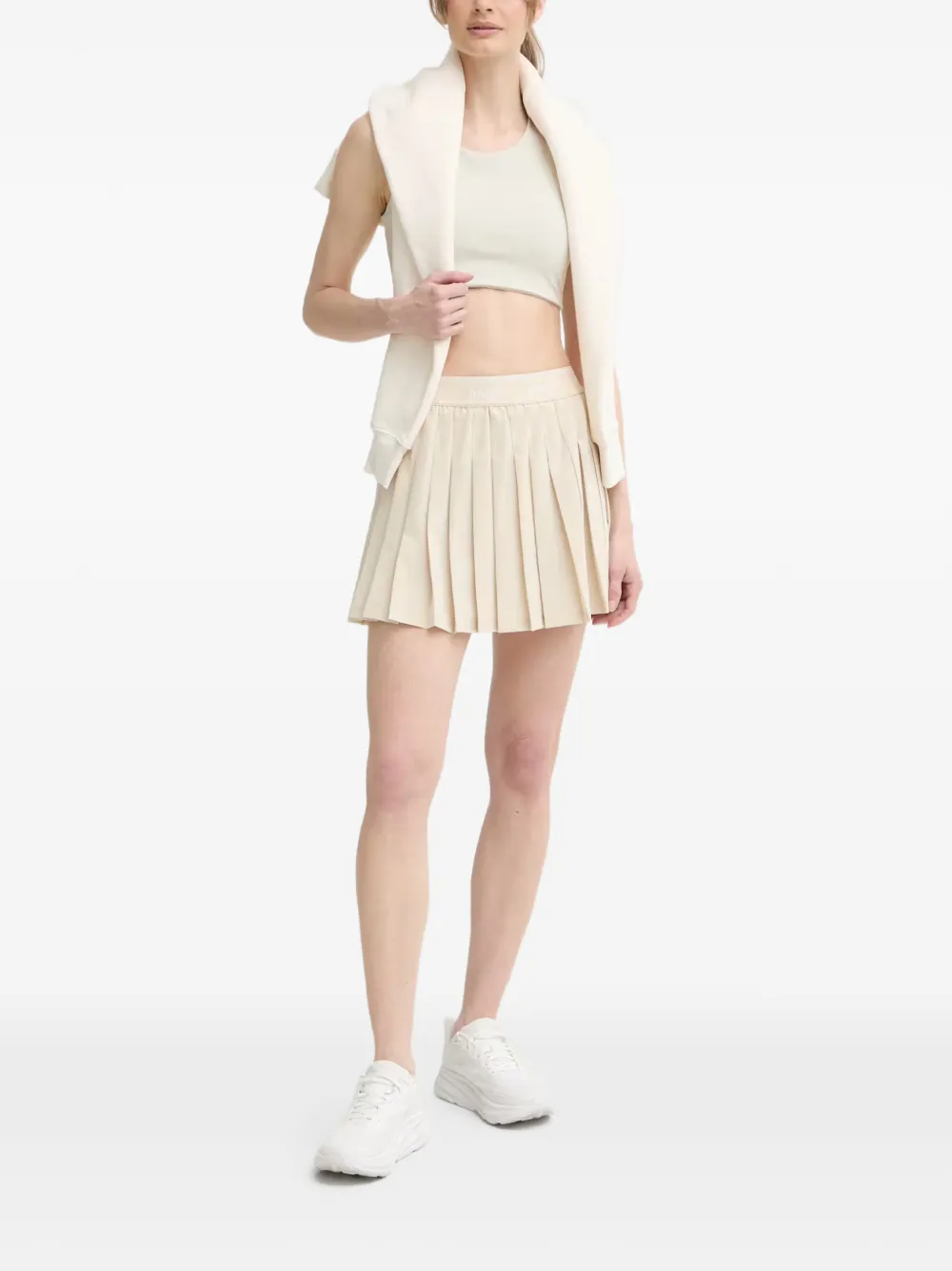 GUESS USA Mini-plooirok Beige