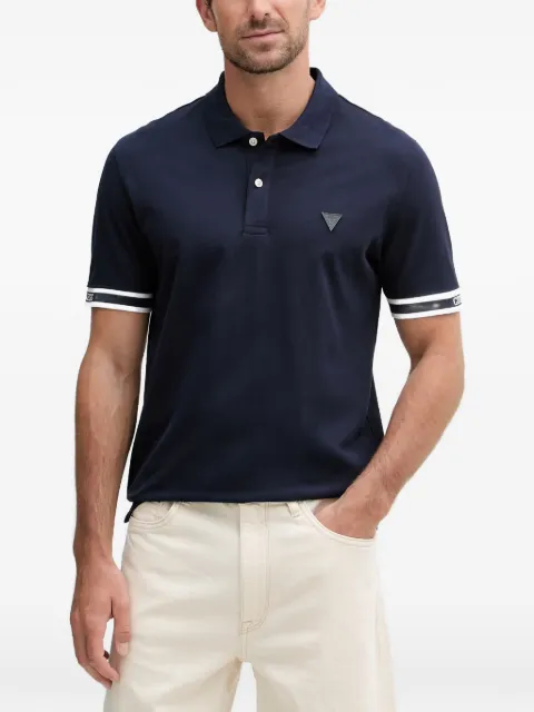 GUESS USA polo con ribete de rayas