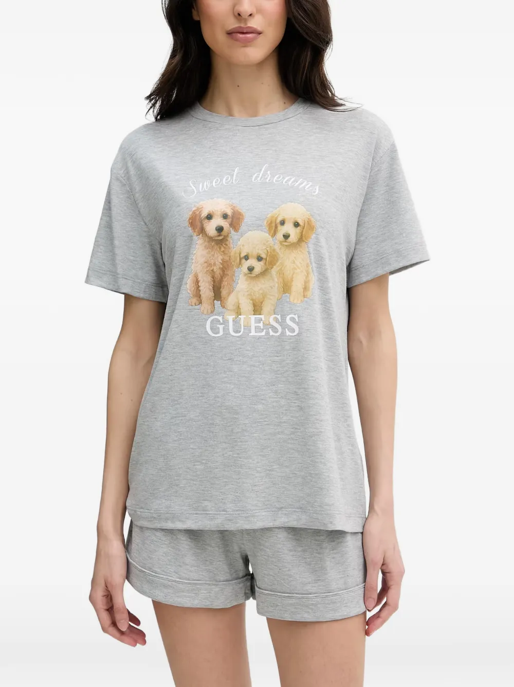 GUESS USA Lily viscose-blend pajamas - Grau