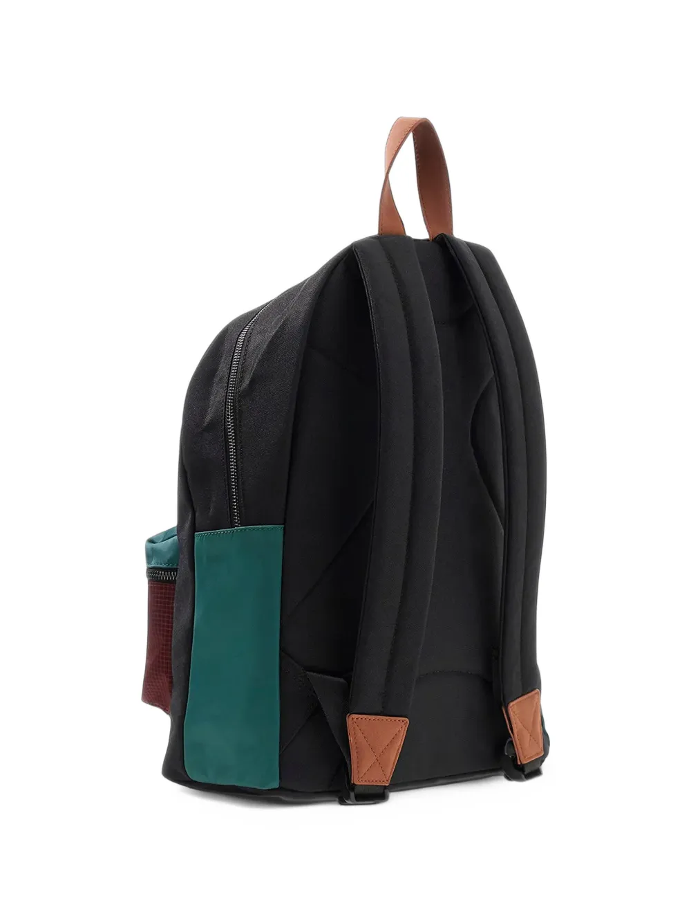 guess kids logo-patch panelled backpack Zwart