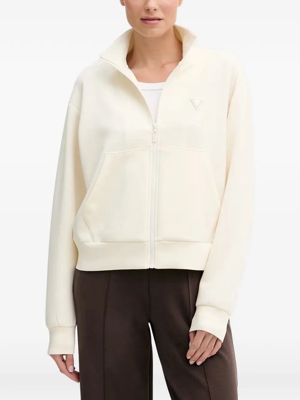 GUESS USA high-neck sweatshirt - Toni neutri