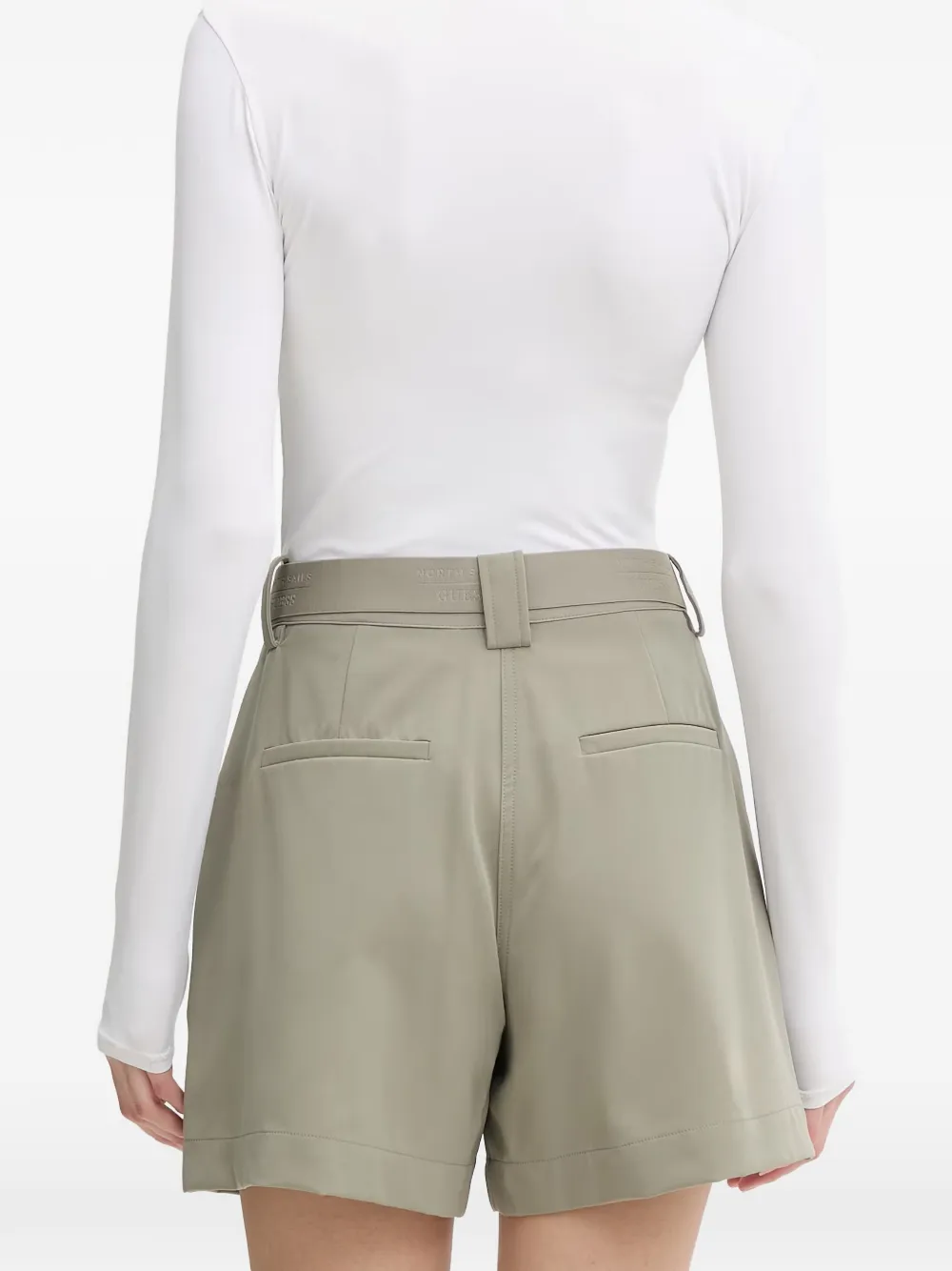 GUESS USA Cargo shorts met ceintuur Beige