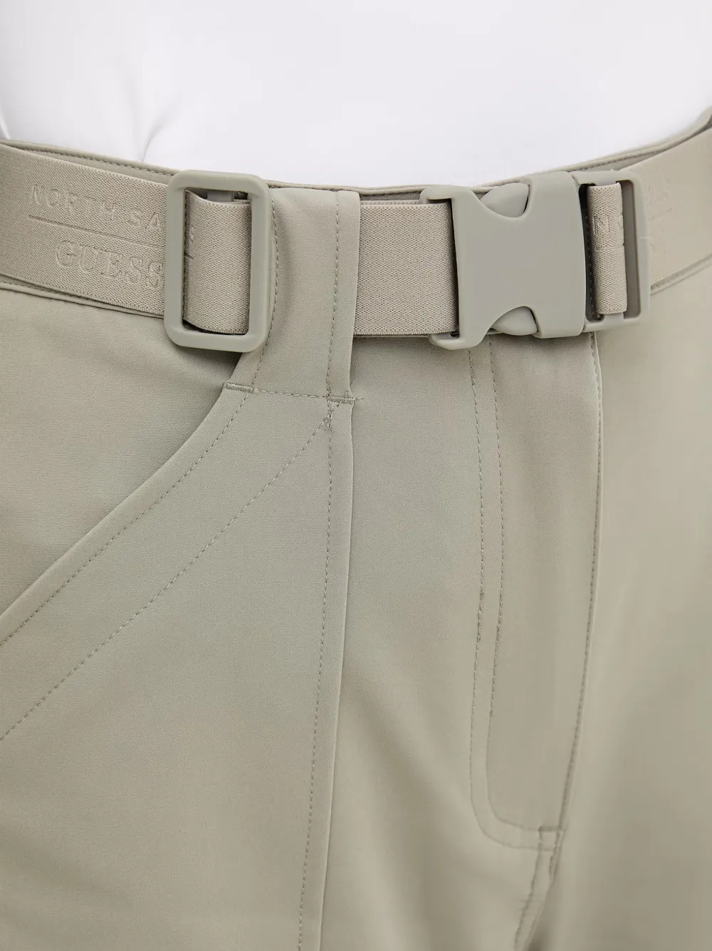 GUESS USA Cargo shorts met ceintuur Beige