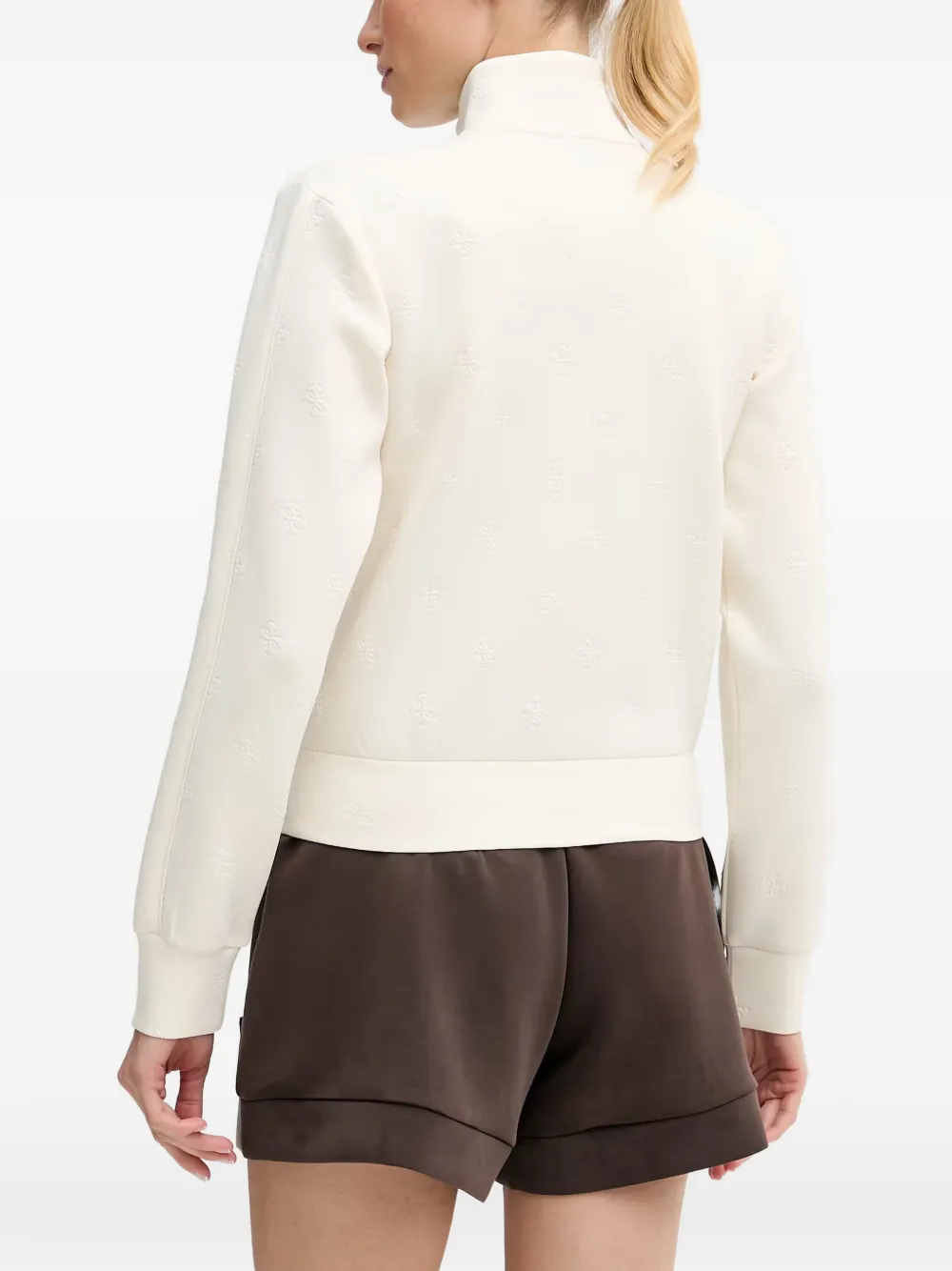 GUESS USA Sweater met 4G-logo Beige