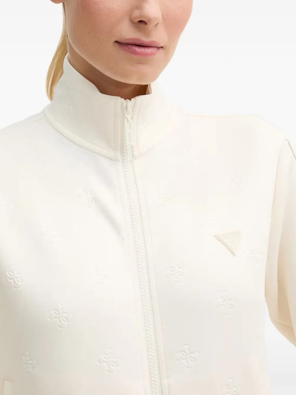 GUESS USA Sweater met 4G-logo Beige