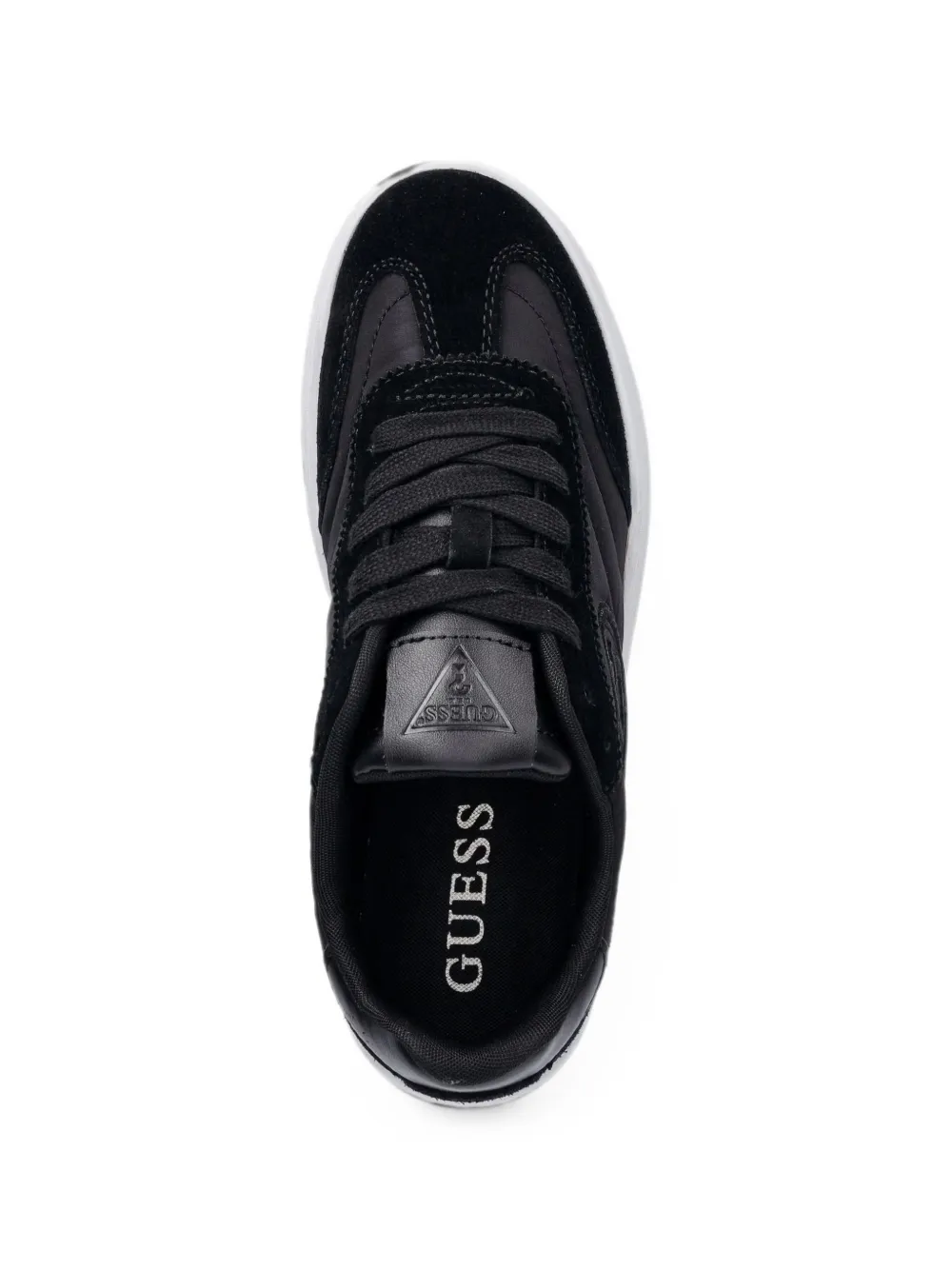 GUESS USA logo-patch sneakers Zwart