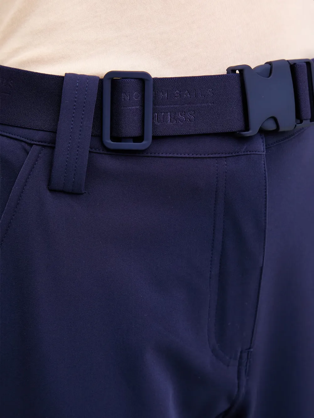 GUESS USA x North Sails nylon cargo broek Blauw