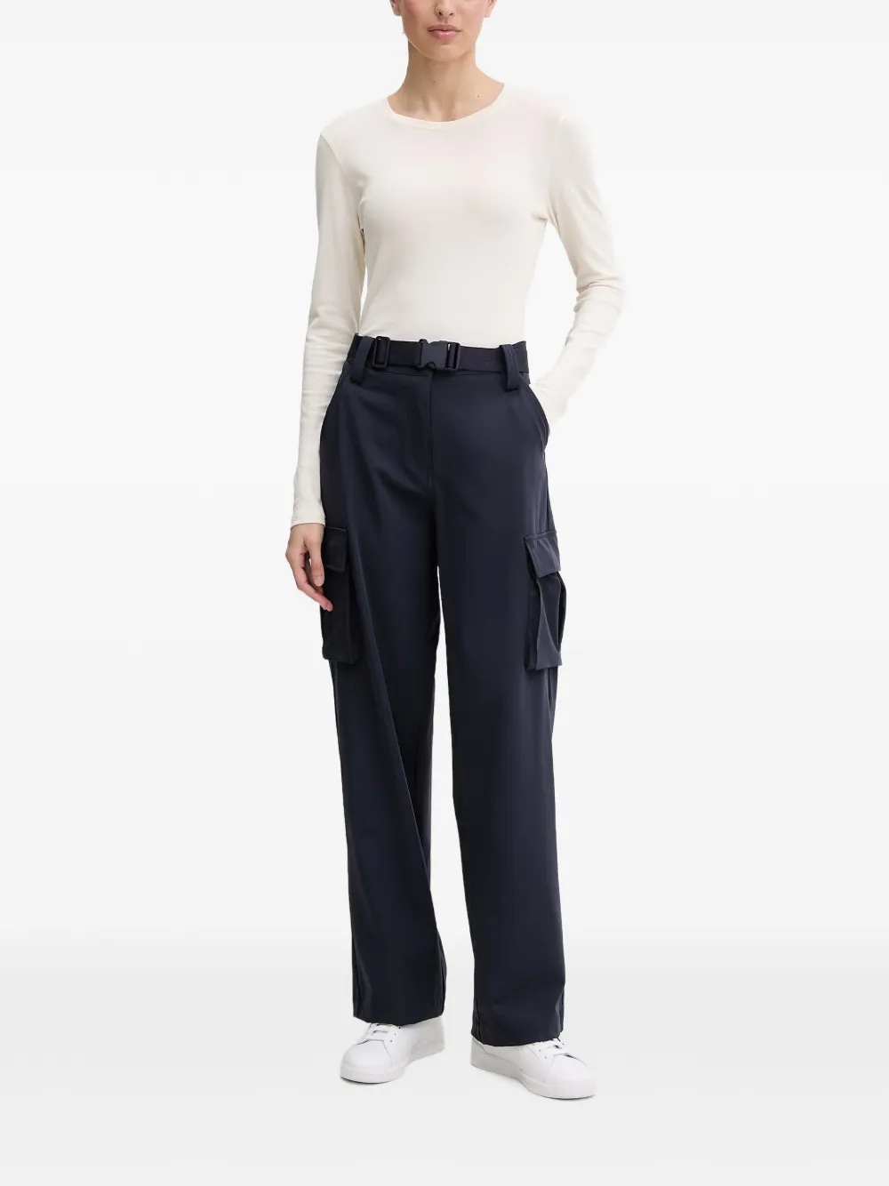 GUESS USA x North Sails nylon cargo broek Blauw