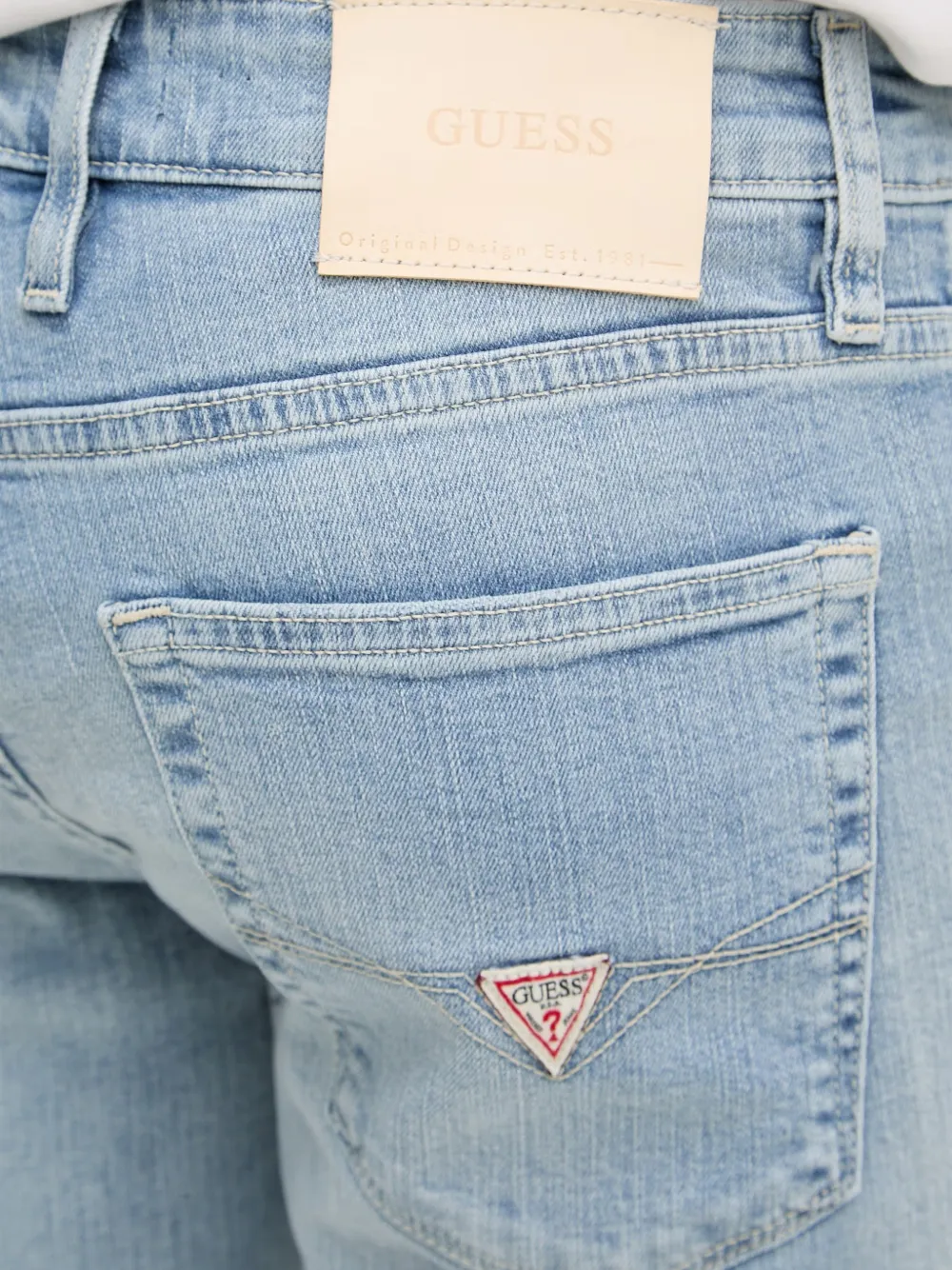 GUESS USA Finnley slim-fit jeans Blauw
