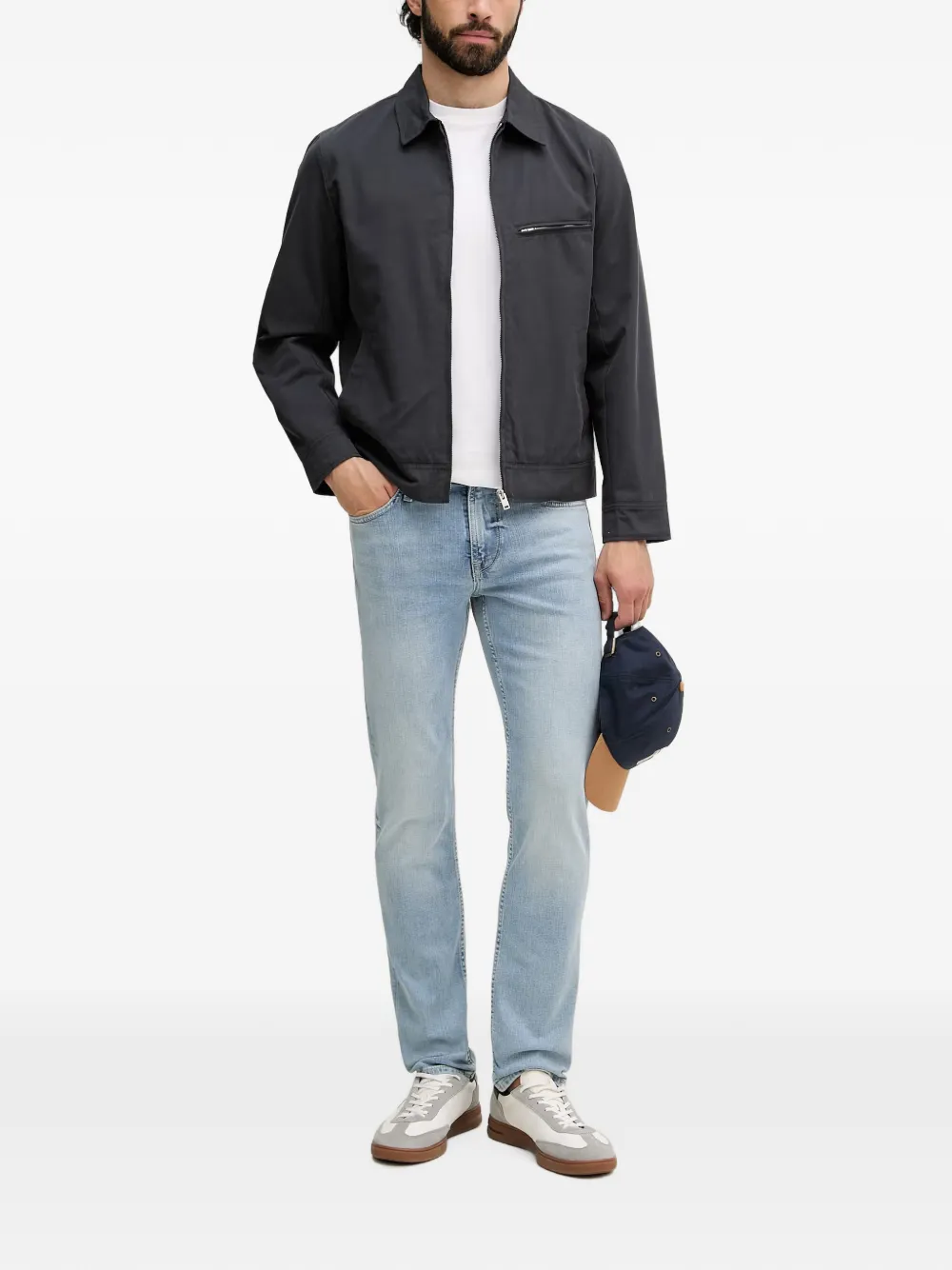GUESS USA Finnley slim-fit jeans Blauw