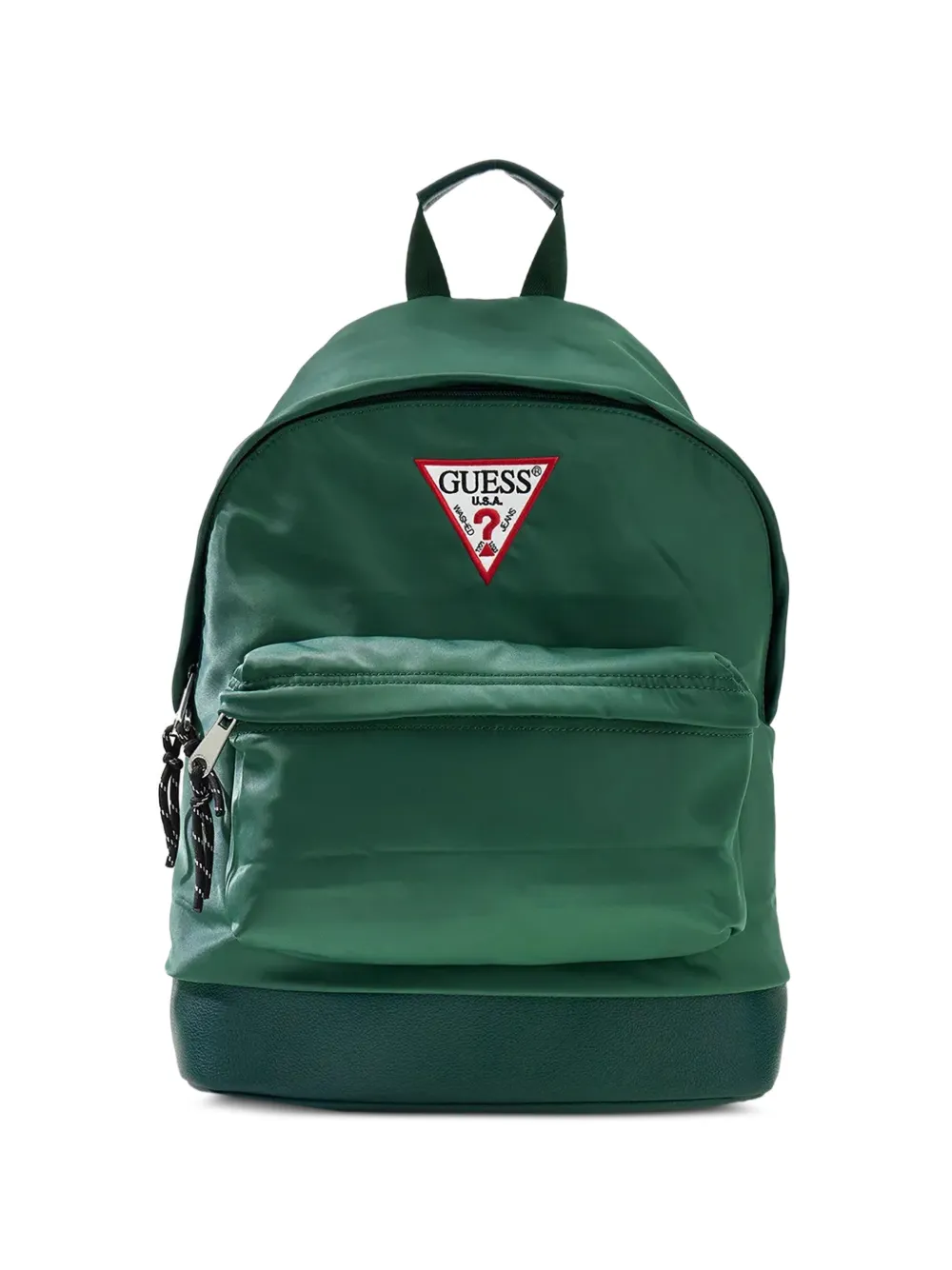 guess kids logo-patch backpack - Verde