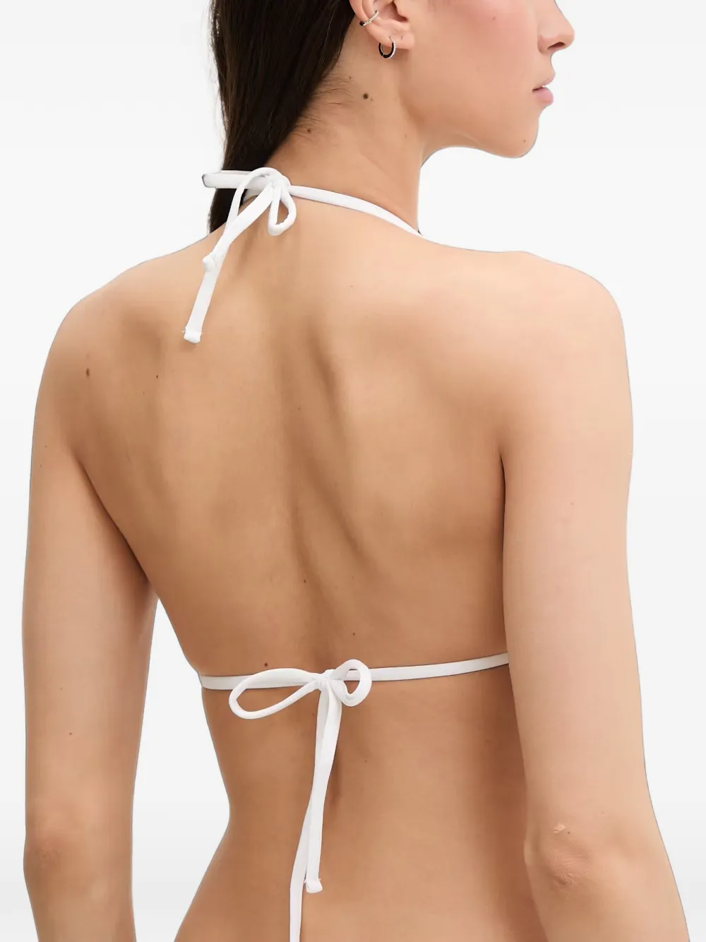 GUESS USA Triangel bikinitop met 4G-logo Wit