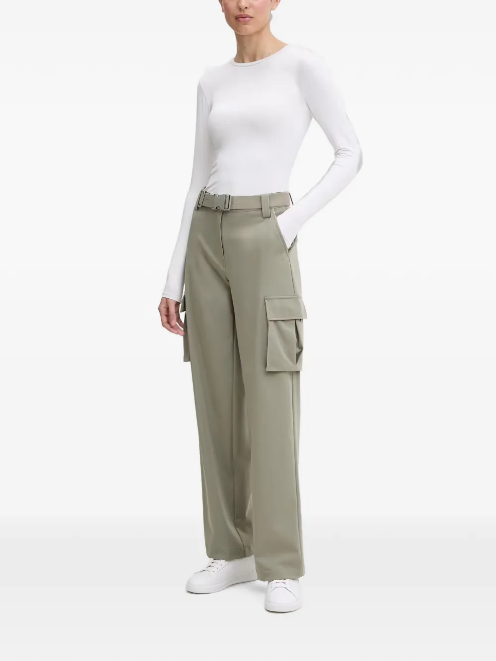 GUESS USA Nylon cargo broek Groen