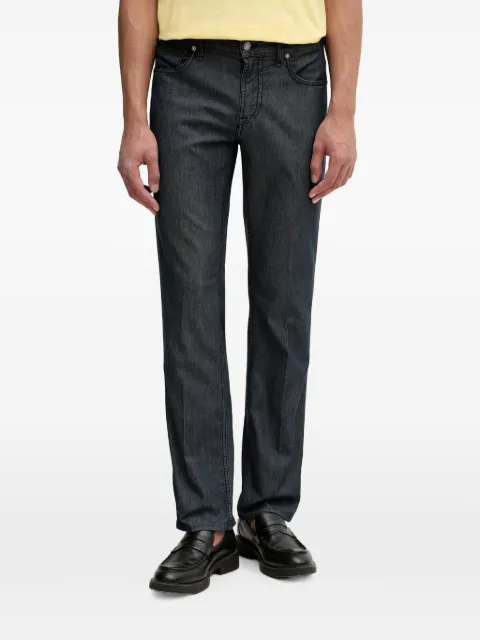 GUESS USA logo-patch straight-leg jeans