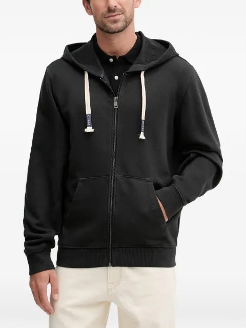 GUESS USA Impact zip-up drawstring hoodie