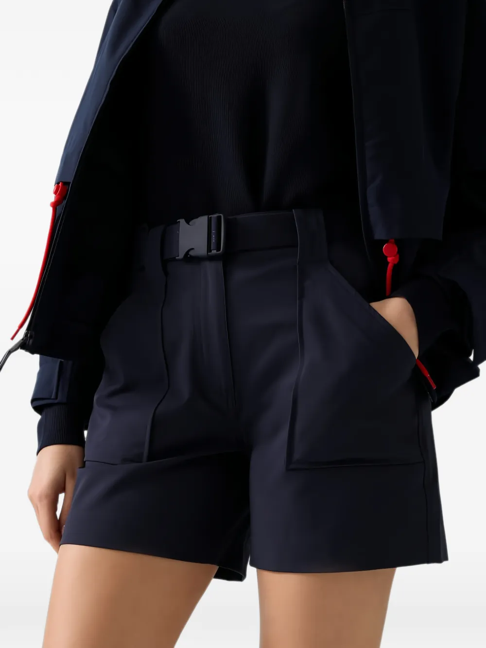 GUESS USA Cargoshorts met gespriem Blauw