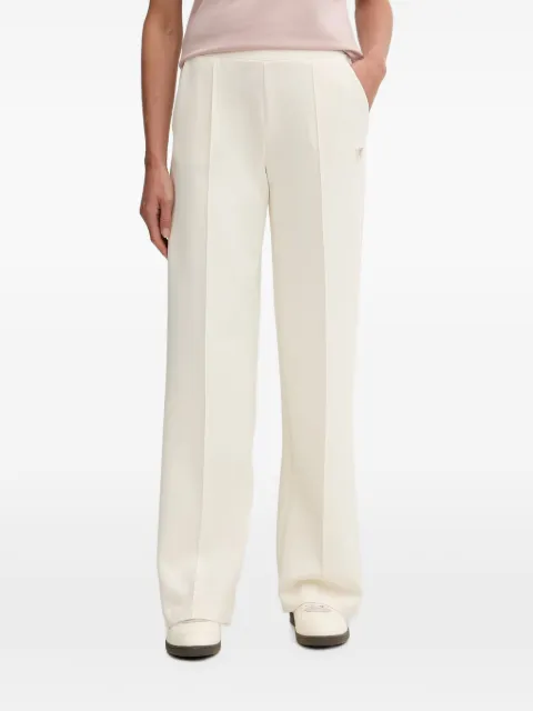 GUESS USA logo-plaque pintuck trousers