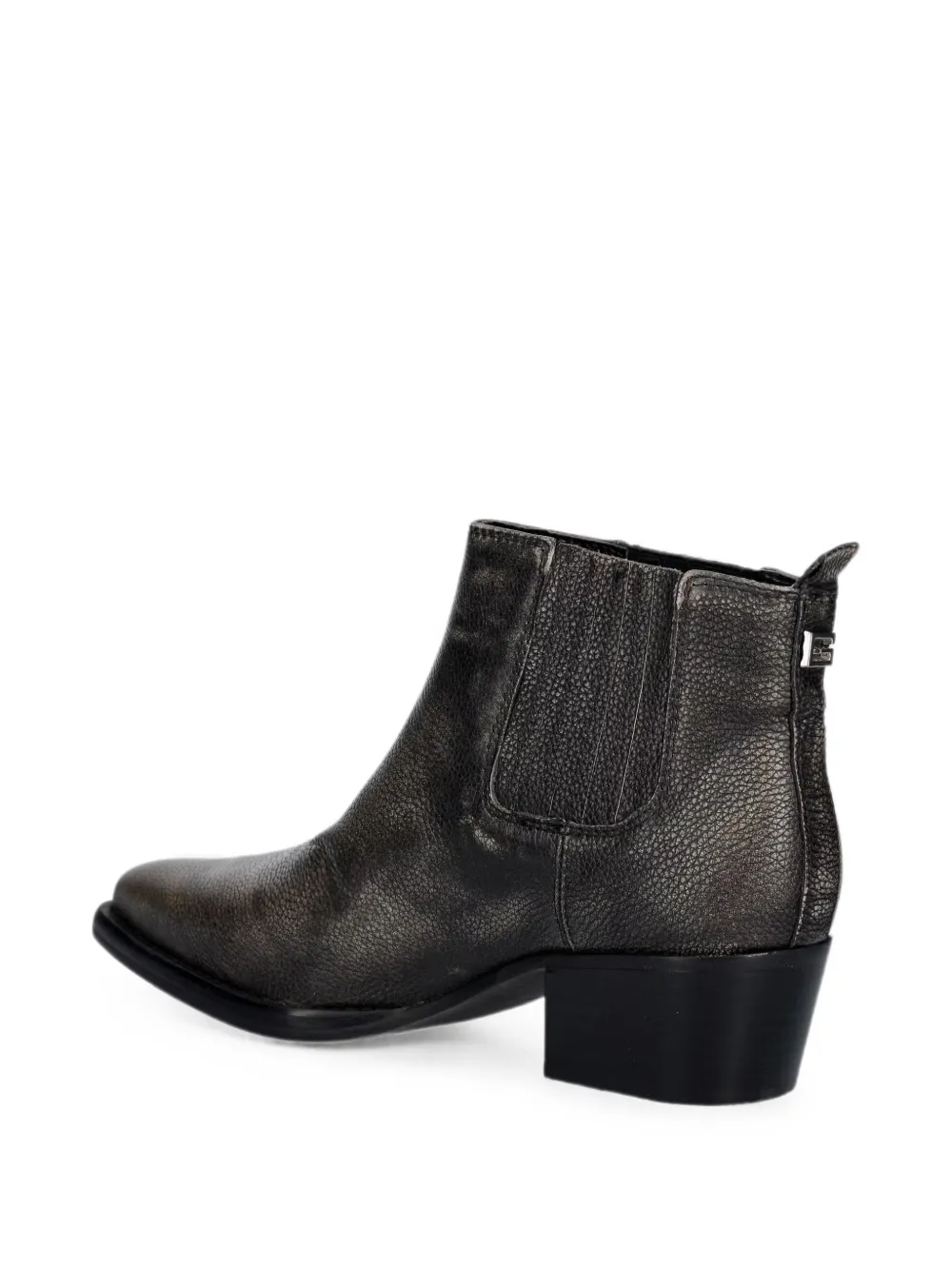 GUESS USA Wynie grainy-leather ankle boots Grijs