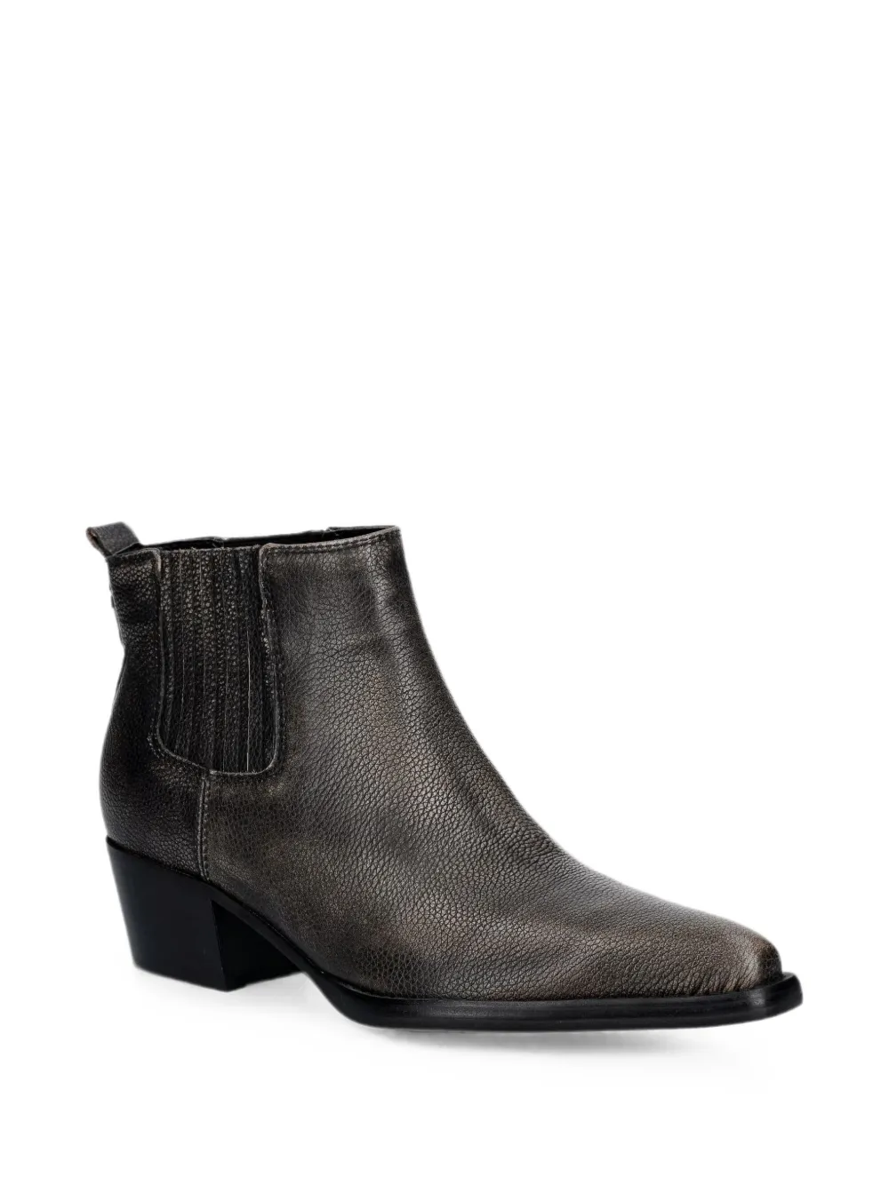 GUESS USA Wynie grainy-leather ankle boots Grijs
