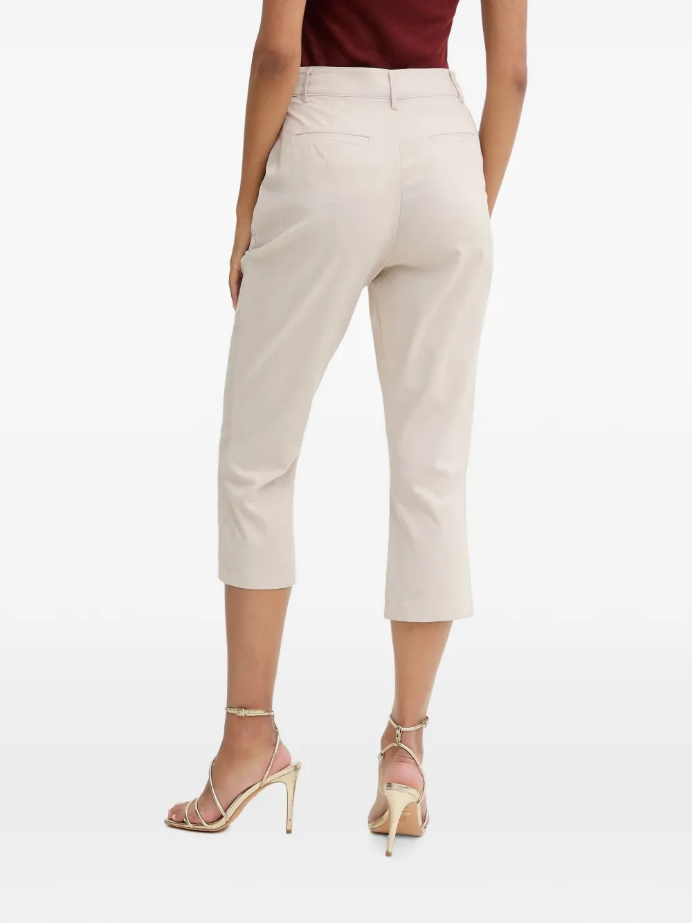 GUESS USA Cropped pantalon Beige