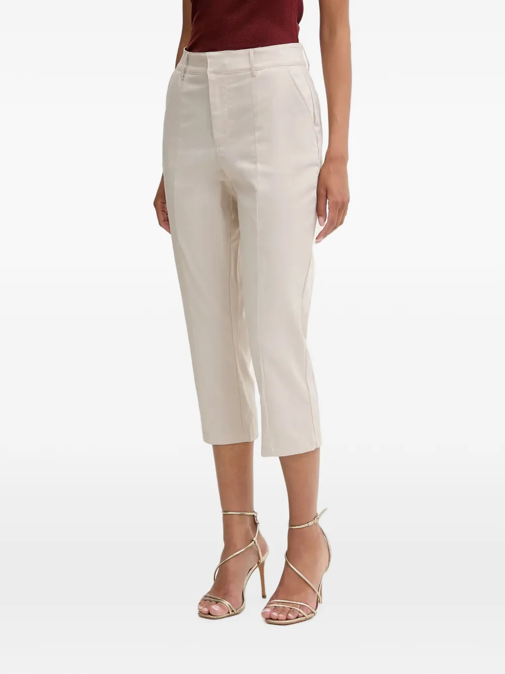 GUESS USA Cropped pantalon Beige