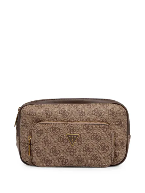 GUESS USA monogram-print zip-up belt bag