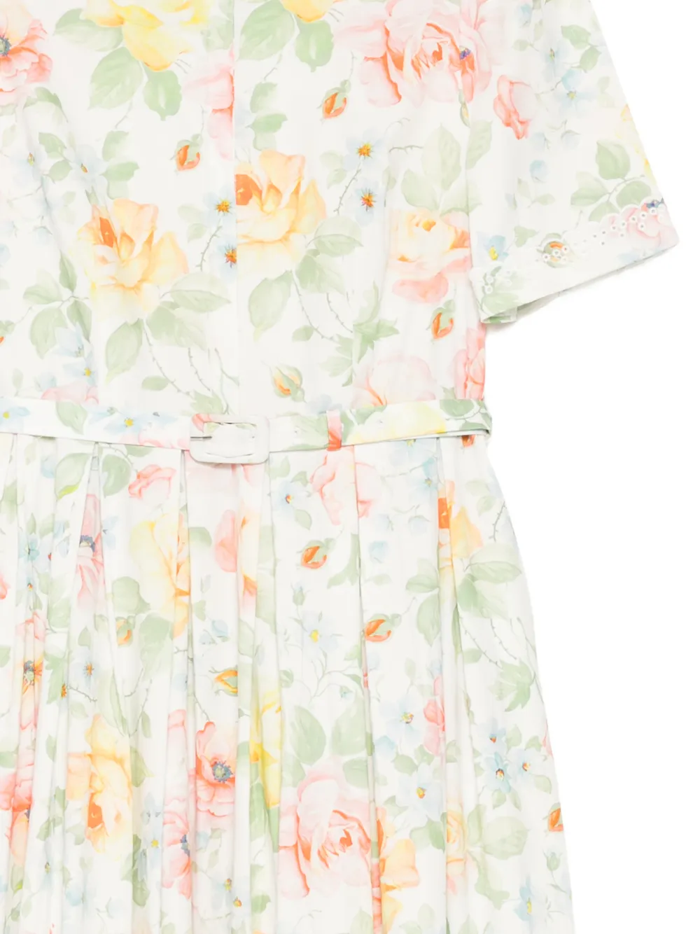 Needle & Thread Sienna Rose ballerina-jurk Wit