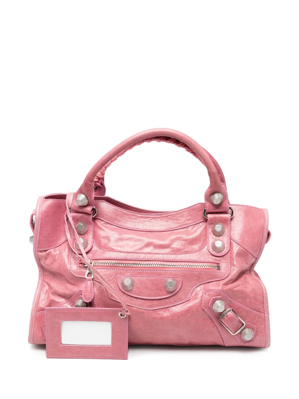 Balenciaga Pre-Owned 2000s medium Giant City leather tote bag - Rosa