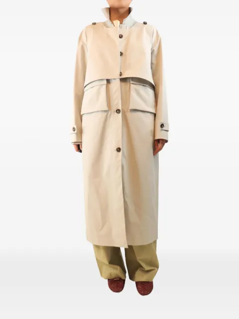 STEL button-up trench coat