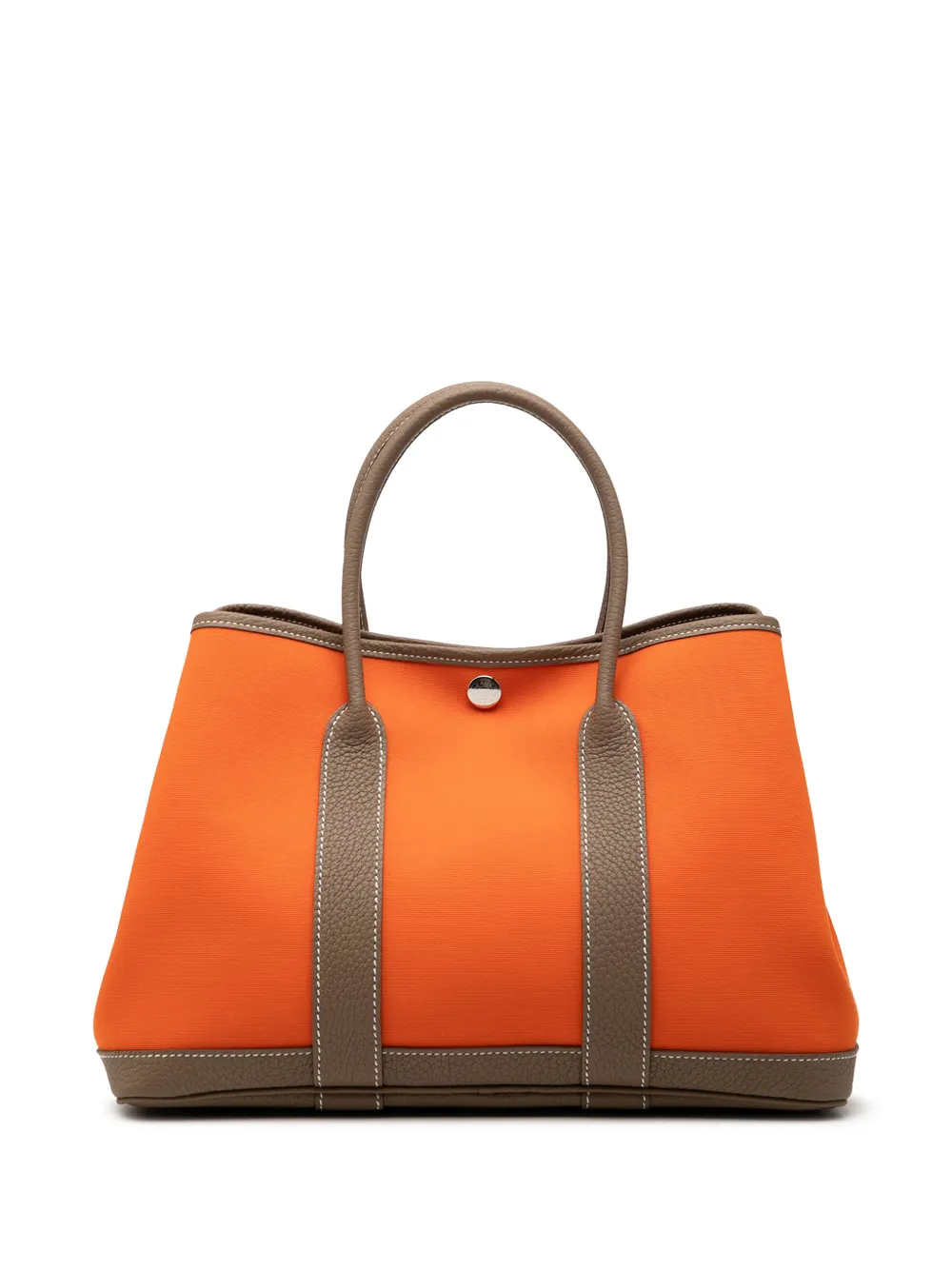 Hermès Pre-Owned Borsa tote Toile and Negonda Garden Party 30 2022 - Marrone
