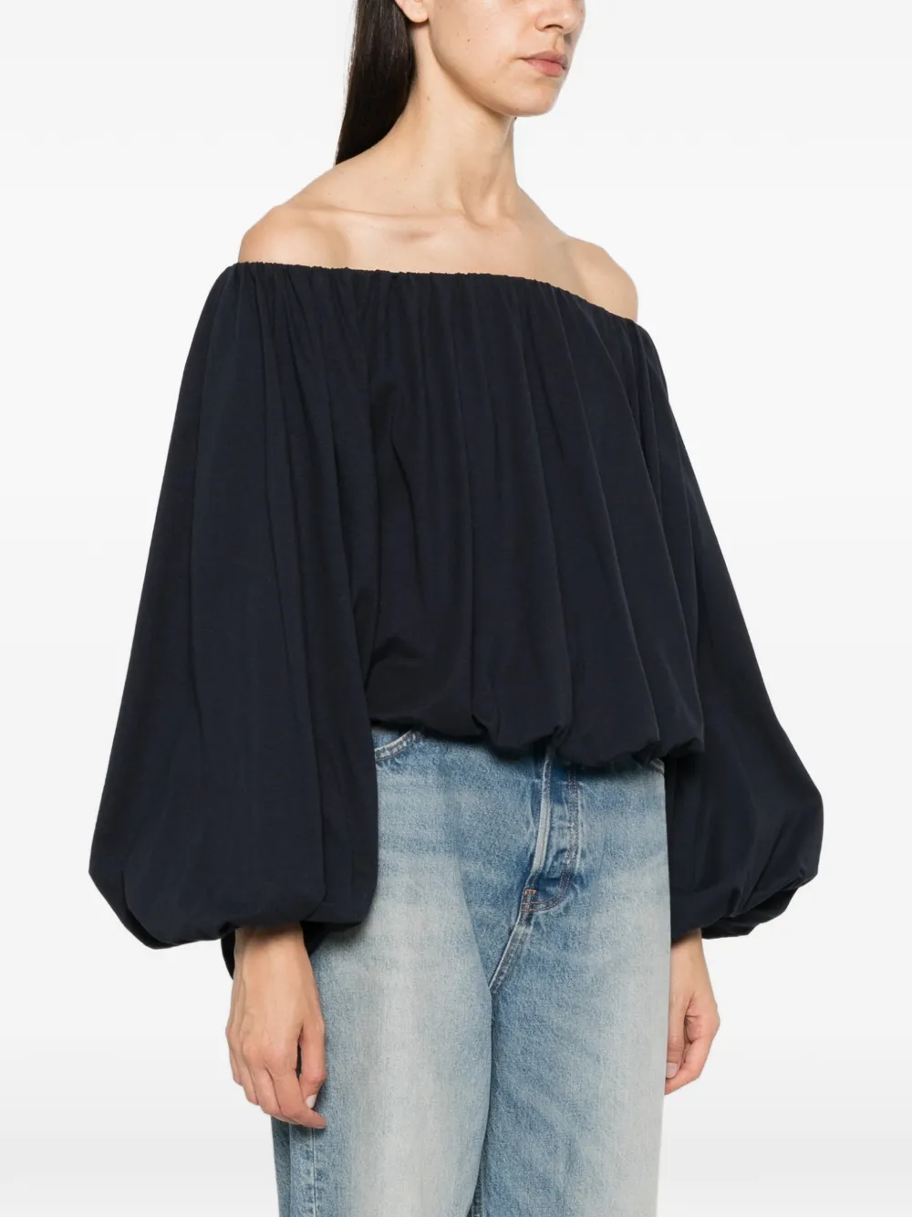 Dorothee Schumacher Off-shoulder top Blauw