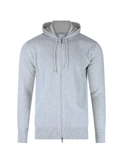 Eleventy zip-up cashmere hoodie
