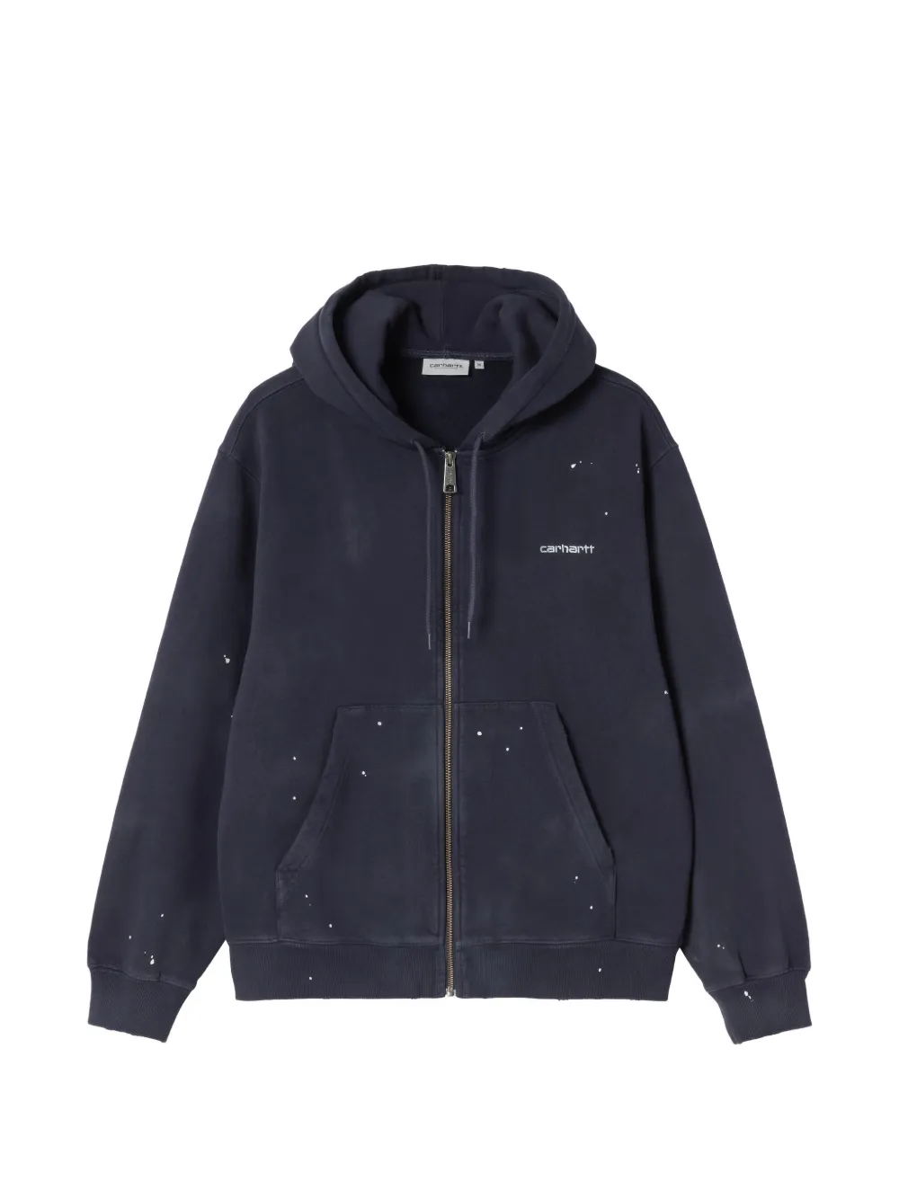 Carhartt WIP Hoodie met geborduurd logo en print Blauw