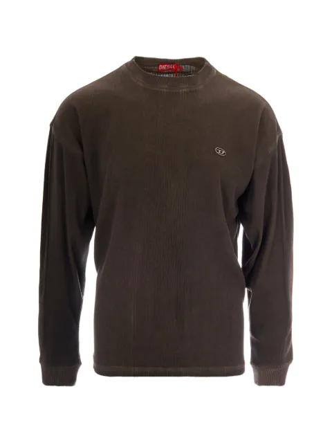 Diesel Oval D ribbed sweater