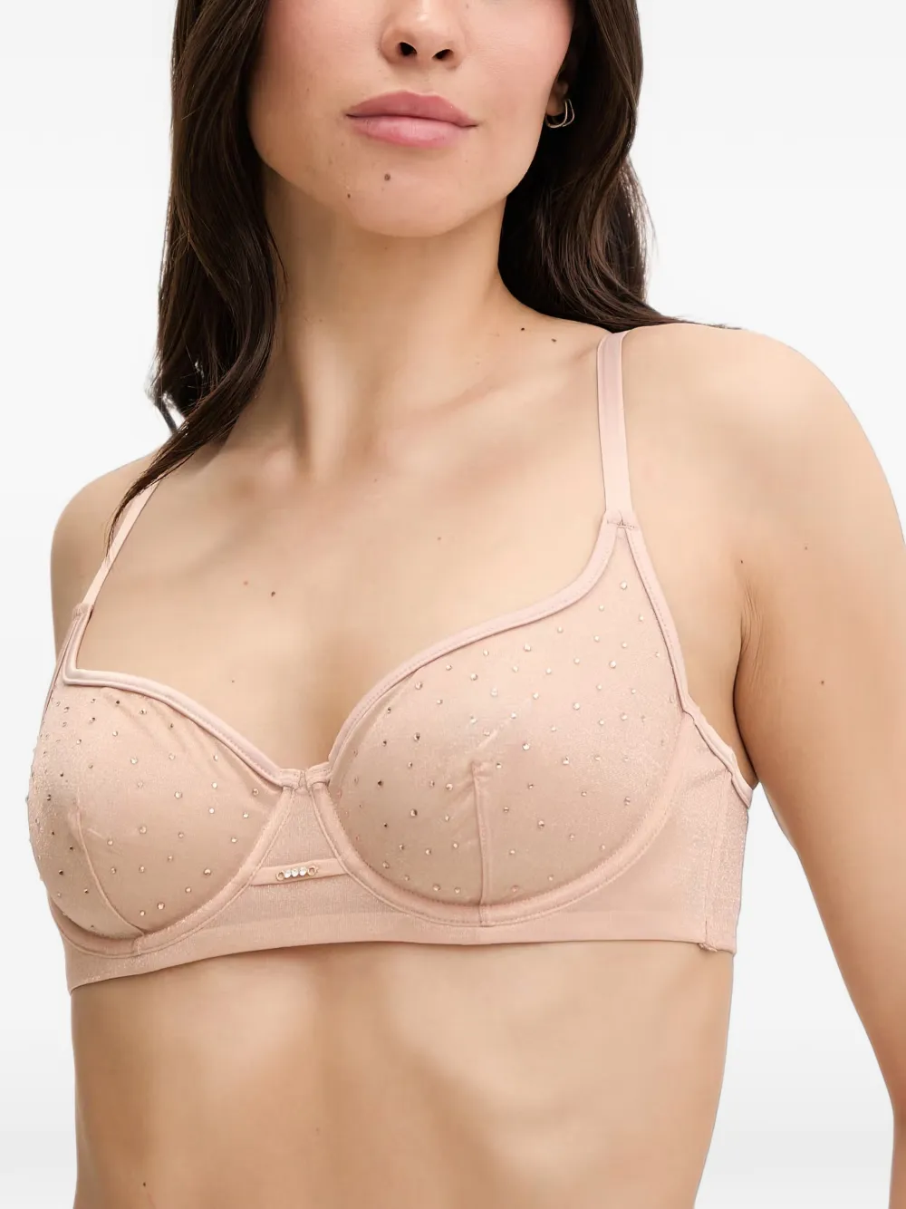 GUESS USA Isa balconette-bh met mesh Beige