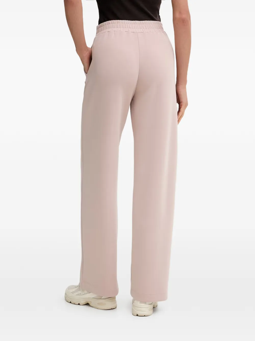 GUESS USA Trainingsbroek met pintuckdetail en logo-plakkaat Roze