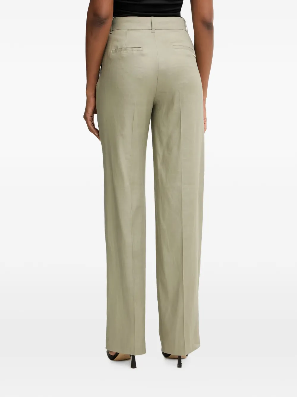GUESS USA Straight plooibroek Beige