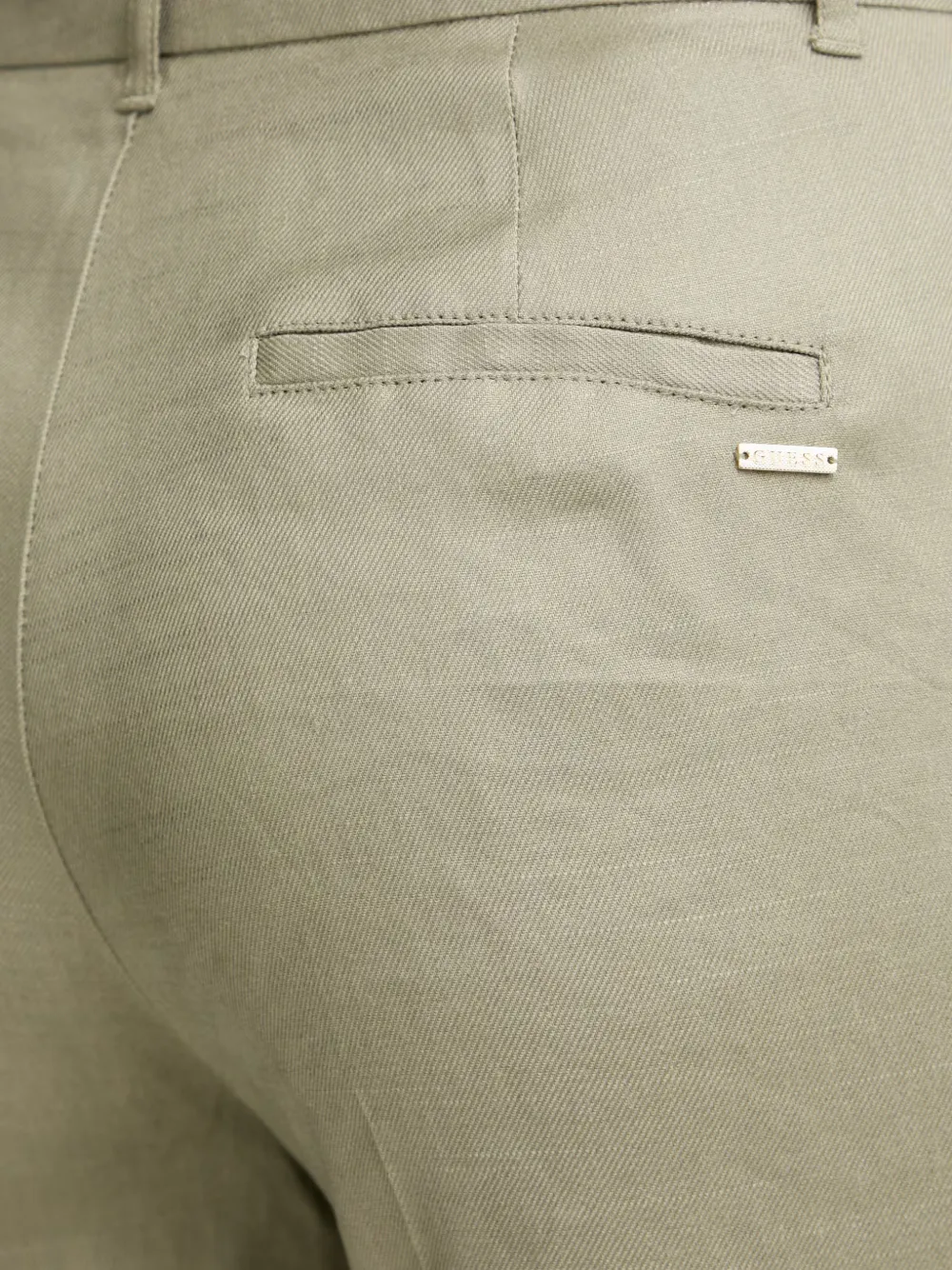 GUESS USA Straight plooibroek Beige