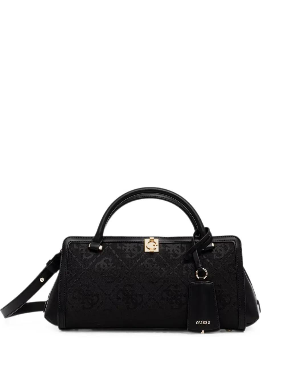 GUESS USA Borsa a spalla Audrey con monogramma - Nero