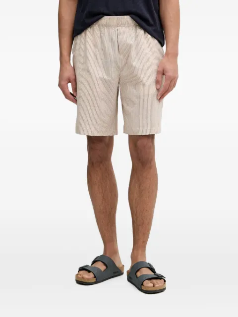 GUESS USA Dobby seersucker striped shorts