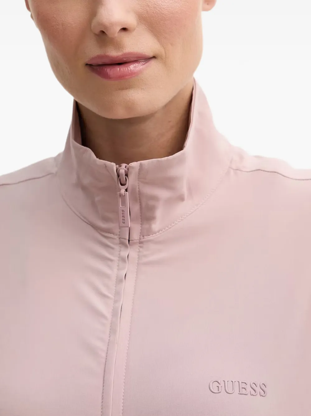 GUESS USA Sweater met hoge hals Roze