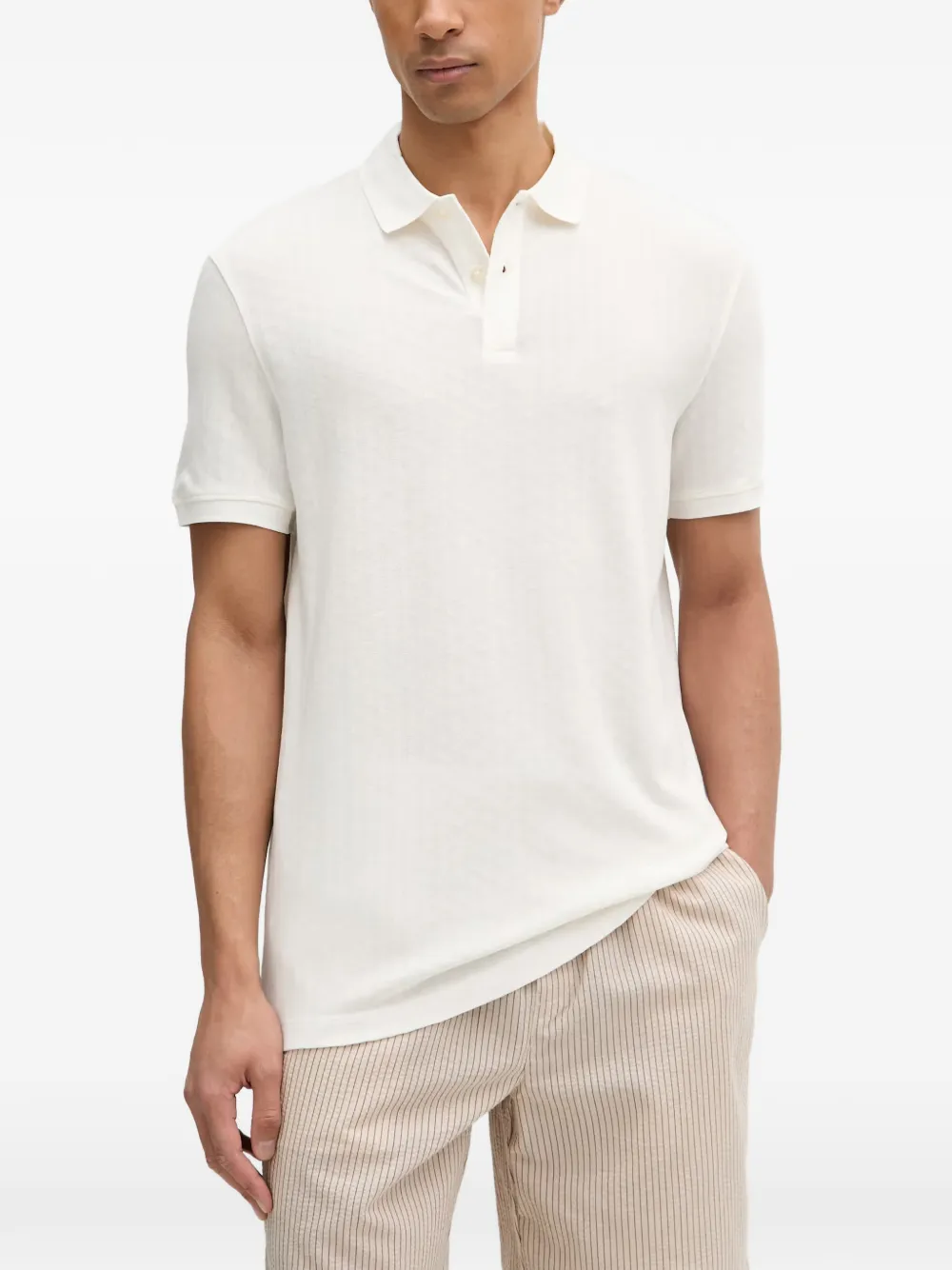 GUESS USA short-sleeve polo shirt - Bianco