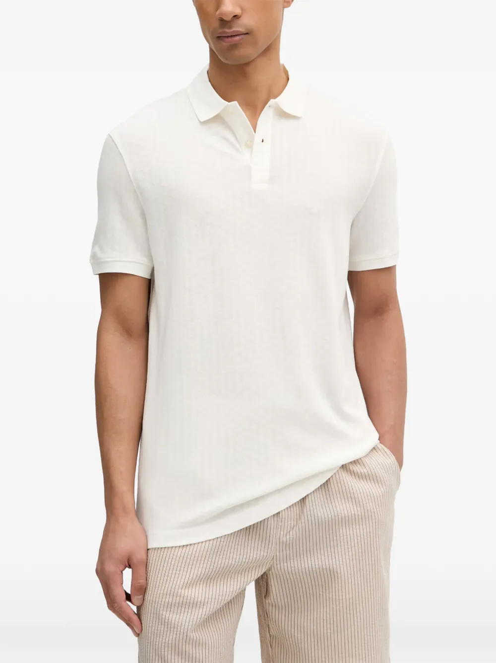 GUESS USA short-sleeve polo shirt - Bianco