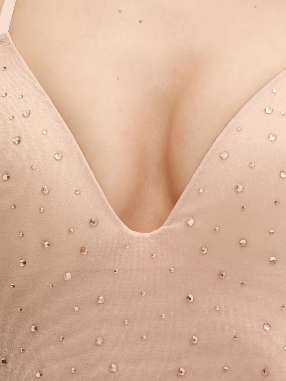 GUESS USA Isa gewatteerde body Beige